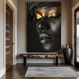 Afrikalı Kadın Portresi, Afrikalı Amerikalı Kültürü, Afrikalı Kabile Duvar Sanatı