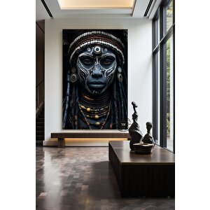 Afrika Kadın Portresi, Afro-amerikan Kültürü, Afrika Kabilesi Duvar Sanatı