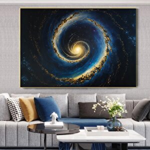 Samanyolu – Ai Kanvas Sanatı; Canlı Uzay Sahnesi Duvar Dekoru; Ev & Ofis; Astronomi Hediyesi; Buluts