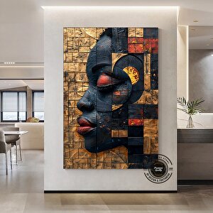 Afrika Amerikan Kültürü Duvar Sanatı; Afrika Kültürü Duvar Dekoru; Yerel Kadın Duvar Sanatı; Soyut K