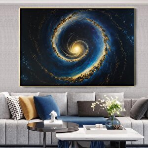 Samanyolu – Ai Kanvas Sanatı; Canlı Uzay Sahnesi Duvar Dekoru; Ev & Ofis; Astronomi Hediyesi; Buluts