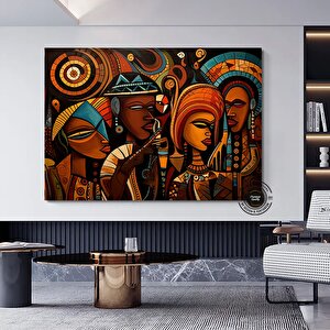Kabile Maskesi Afrika Sanatı Çok Renkli Poster; Afrika Maskesi; Afrika Duvar Sanatı; Afrika-amerikan 50x70 cm