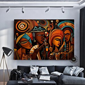 Kabile Maskesi Afrika Sanatı Çok Renkli Poster; Afrika Maskesi; Afrika Duvar Sanatı; Afrika-amerikan 50x70 cm