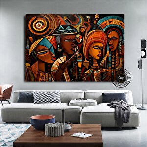 Kabile Maskesi Afrika Sanatı Çok Renkli Poster; Afrika Maskesi; Afrika Duvar Sanatı; Afrika-amerikan