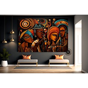 Kabile Maskesi Afrika Sanatı Çok Renkli Poster; Afrika Maskesi; Afrika Duvar Sanatı; Afrika-amerikan 40x60 cm