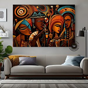 Kabile Maskesi Afrika Sanatı Çok Renkli Poster; Afrika Maskesi; Afrika Duvar Sanatı; Afrika-amerikan