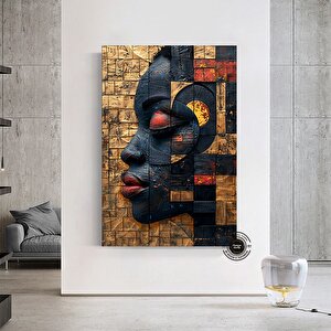 Afrika Amerikan Kültürü Duvar Sanatı; Afrika Kültürü Duvar Dekoru; Yerel Kadın Duvar Sanatı; Soyut K