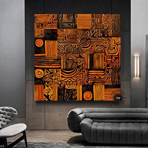 Afrika-amerikan Kültürü Duvar Sanatı; Afrika Kültürü Duvar Dekoru; Kabile Duvar Sanatı; Soyut Kanvas