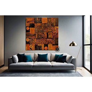 Afrika-amerikan Kültürü Duvar Sanatı; Afrika Kültürü Duvar Dekoru; Kabile Duvar Sanatı; Soyut Kanvas