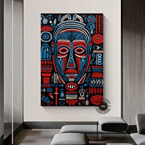 Afrika Amerikan Kültürü Duvar Sanatı, Afrika Kültürü Duvar Dekoru, Kabile Duvar Sanatı 80x150 cm