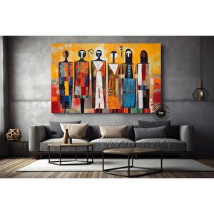 Afrika Kültürü Sanatı, Afrika Duvar Sanatı, Soyut Afrika Sanatı, Yeni Eve Taşınma Hediyesi