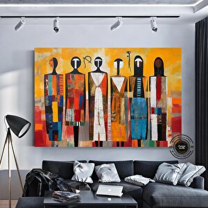 Afrika Kültürü Sanatı, Afrika Duvar Sanatı, Soyut Afrika Sanatı, Yeni Eve Taşınma Hediyesi