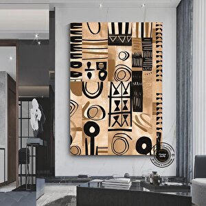 Afro-amerikan Kültürü Duvar Sanatı, Afrika Kültürü Duvar Dekoru, Kabile Sanatı, Soyut Kanvas, Hediye