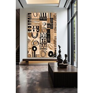 Afro-amerikan Kültürü Duvar Sanatı, Afrika Kültürü Duvar Dekoru, Kabile Sanatı, Soyut Kanvas, Hediye