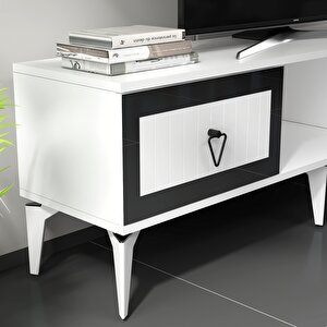 Li̇i̇nda Tv Sehpasi (alt Modül) BEYAZ-GÜMÜŞ Beyaz-Gümüş