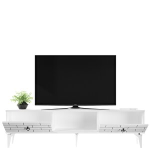 Varrna Tv Sehpası Alt Modül beyaz