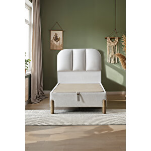 Bohem Prime Tek Kişilik Sandıklı Baza Ve Başlık Takımı 2’li Set 90x190 cm