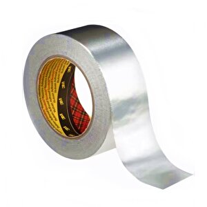 3m 3381 Folyo Bant 5cmx5mt Yüksek Isıya Dayanıklı Metal Tamir Yalıtım Alüminyum İzolasyon Bandı