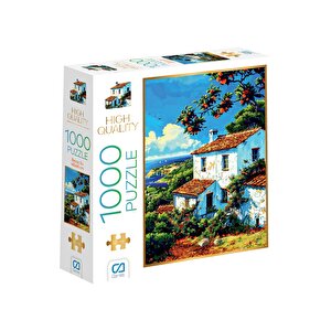Beyaz Ev 1000 Parça 2,2mm Kalınlık 48x68cm Profesyonel Hobi Puzzle Yapboz Serisi