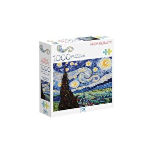 Yıldızlı Gece 1000 Parça 2,2mm Kalınlık 48x68cm Profesyonel Hobi Puzzle Yapboz Serisi