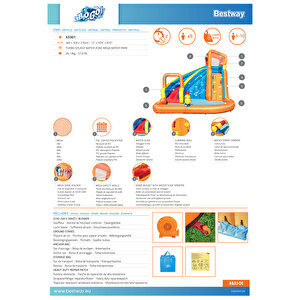 H2ogo!® 53301 Turbo Splash™ Zone Şişme Su Oyun Parkı 2.70 M