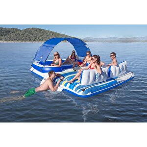 Hydro-force™ 43105 Tropik Esintiler 6-kişilik Yüzen Parti Adası