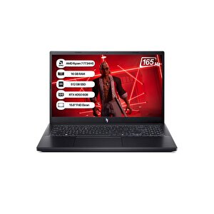 Nitro V15 Nh.qsgey.004 R7 7735hs 16gb 512gb Ssd Rtx4050-6gb Freedos 165hz 15.6" Taşınabilir Bil