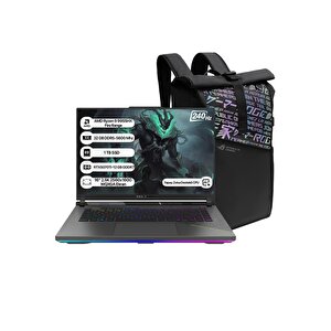 Rog Strix G16 G614fr-s5111 Ryzen 9 9955hx 32gb 1tb Ssd Rtx5070ti-12gb Dos 16" 240hz Wqxga Taşınabilir Bilgisayar