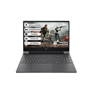 Victus B82wdea-32 Amd Ryzen 9 8945hs 32gb 512gb Ssd Rtx4060-8gb Freedos 15.6" Fhd 144 Hz Notebook