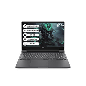Victus 7z600ea Amd R7 7840hs 32gb 1tb Ssd Rtx4060-8gb Dos 16.1" Fhd 144hz Notebook