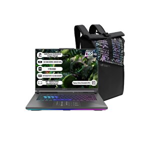 Rog Strix G16 G614pr-rv052 Ryzen 9 8940hx 32gb 1tb Ssd Rtx5070ti-12gb Dos 16" 165hz Wuxga Notebook