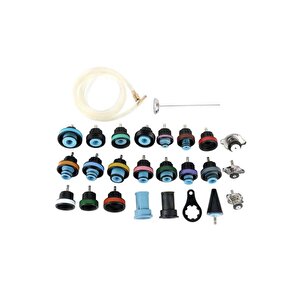 28 Parça Profesyonel Radyatör Su Kaçak Test Kiti