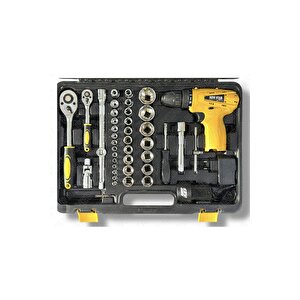 Korumalı Çelik Şanzuman Şarjlı Matkap 108 Pcs Crv Çeliği Profesyonel Parlak Lokma Takımı