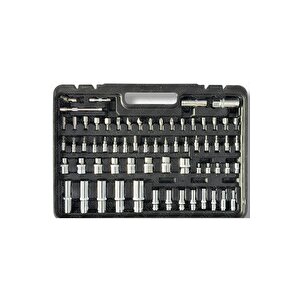 Korumalı Çelik Şanzuman Şarjlı Matkap 108 Pcs Crv Çeliği Profesyonel Parlak Lokma Takımı