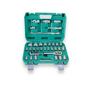 32 Parça Profesyonel Lokma Takımı 1/2 Cr-v Çeliği (32 Parça)