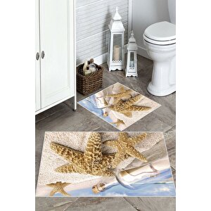 Multi  kaymaz Taban Deniz Yıldızı Banyo Paspas  bp-28