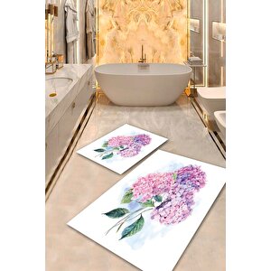  beyaz  kaymaz Taban  banyo Paspas Takımı  bps-1135