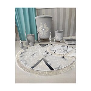 Multi  kaymaz Taban  3lü Banyo Paspas Takımı  641-00