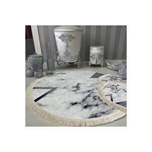 Multi  kaymaz Taban  3lü Banyo Paspas Takımı  641-00