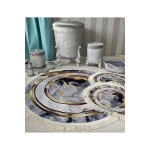 Multi  kaymaz Taban  3lü Banyo Paspas Takımı  b1125