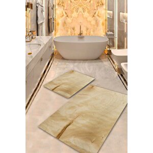  vizon  kaymaz Taban Otantik Banyo Paspas Takımı  bps-5244