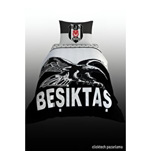 Beşiktaş Tek Kişilik 4 Mevsim Set - 5 Parça
