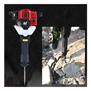 Ablacks Lüks Profesyonel Benzinli Turbo Hilti + Keski + Murç + Sivri Kürek (3 Aparat)