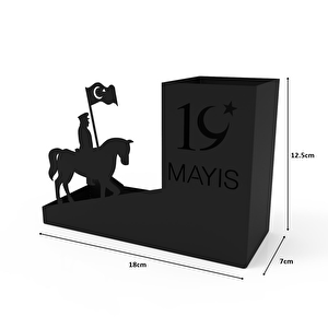 19 Mayis Temali Atatürk Kalemli̇k Si̇yah