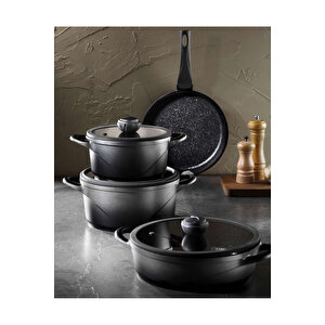 Monochrome 3559 - 7 Parça Biogranit Döküm Gümüş