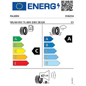 195/60 R15 Tl 88v Ziex Ze320 Oto Yaz Lastiği (üretim Tarihi:2025)