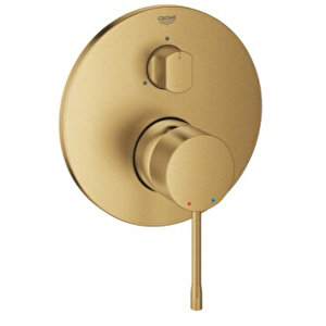 Essence Ankastre Banyo/duş Bataryası (sıva Üstü Grubu), 3 Yollu, Fırçalı Altın, 24169gn1