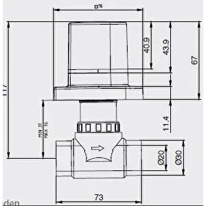 Eca Ar-yak Ankastre Ara Kesme Valfi Asma Klozet İçin Krom, 102111531