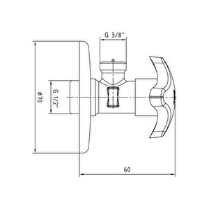 Eca Filtreli - Filitreli Klozet Taharet (ara) Musluğu Rozetli Krom, 102111128