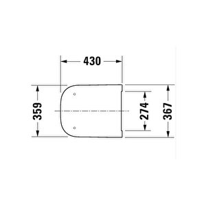 Happy D.2 Klozet Kapağı, Yavaş Kapanır, Mat Antrasit, 0064591300